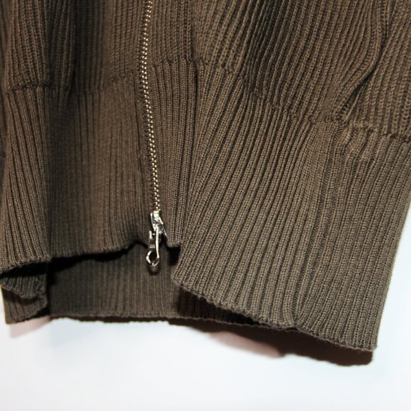 BNWT AW21 MAISON MARGIELA MM6 KNIT UP ZIP UP DRESS M - Picture 8 of 12